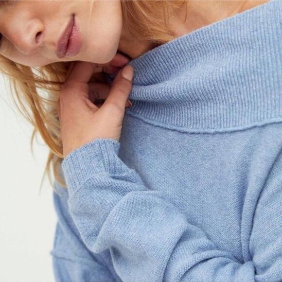 NWT Free People La Boheme Sweater Dress in Blue Size Medium - Picture 3 of 7